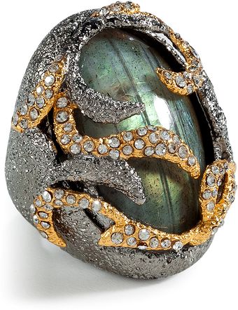 Alexis Bittar Labradorite Midnight Vine Encrusted Ring - Lyst