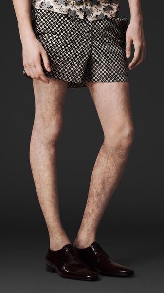 Burberry Prorsum Geometric Print Swim Shorts - Lyst