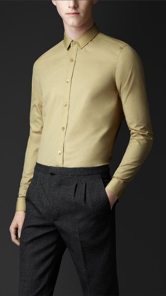Burberry Prorsum Classic Fit Cotton Shirt - Lyst