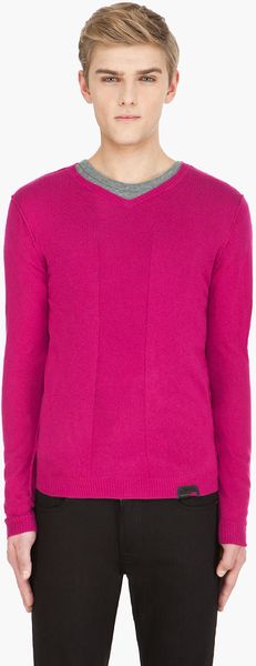 Diesel Fuchsia Kblathin Sweater - Lyst
