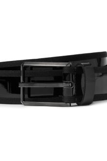 Lanvin Grosgraintrimmed Patentleather Belt - Lyst