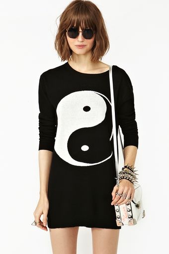 Nasty Gal Yin Yang Knit - Lyst
