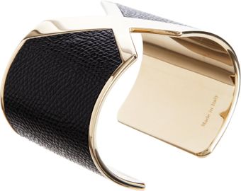 Valextra Leather X Cuff - Lyst