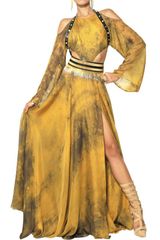 Versace Tie Dyed Maxi Dress