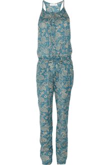 Etoile Isabel Marant Seth Floral-Print Cotton-Voile Jumpsuit - Lyst