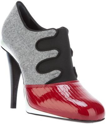 Fendi Colour Block Bootie - Lyst