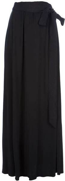 Lanvin Pleat Maxi Skirt - Lyst