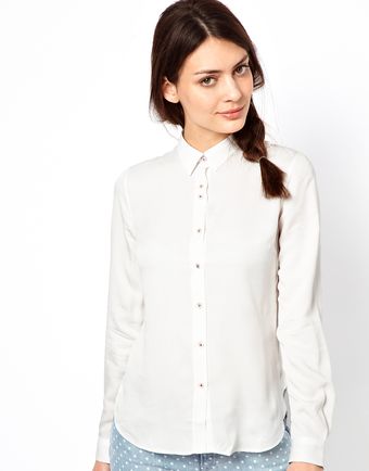 Paul By Paul Smith Shirt with Swirl Print Lined Cuffs - Lyst