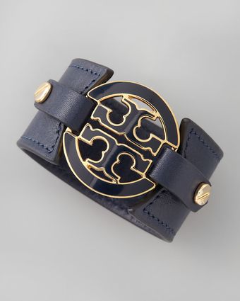 Tory Burch Logo Doublesnap Cuff - Lyst