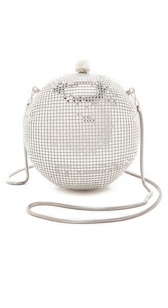 Whiting & Davis Globe Minaudiere - Lyst