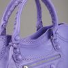 Balenciaga Brogue City Tote in Purple (mauve) - Lyst