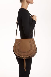 Chloé Marcie Leather Crossbody Bag - Lyst