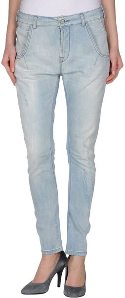 Manila Grace Denim Pants - Lyst