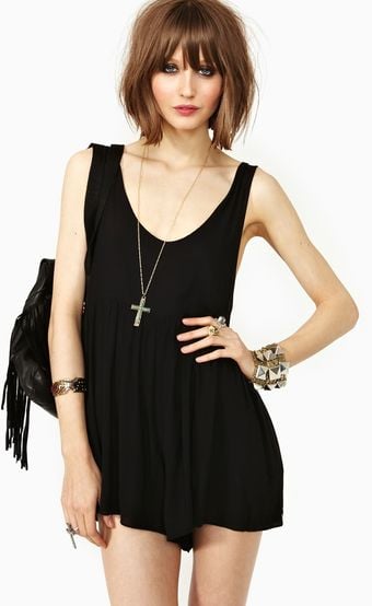 Nasty Gal Low Back Romper - Lyst