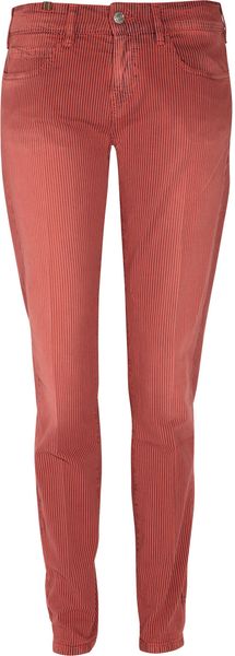 Notify Bamboo Striped Mid-Rise Skinny Jeans - Lyst