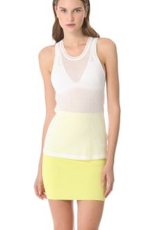 T By Alexander Wang Modal Cashmere Rib Tank - Lyst