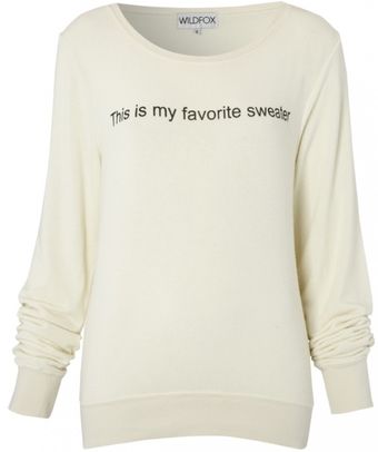 Wildfox  My Favourite Sweater Pullover  - Lyst