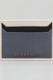 Burberry Tricolor Leather Card Case - Lyst