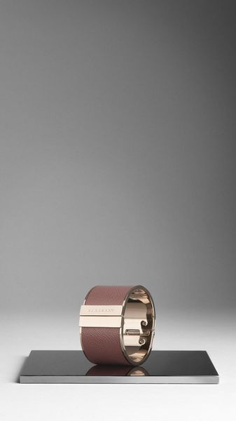 Burberry London Leather Cuff - Lyst