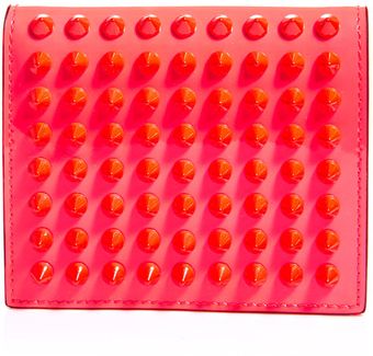Christian Louboutin Patentleather Spike Wallet - Lyst