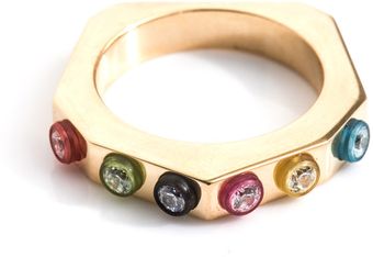 Delfina Delettrez Goldplated Infinity Ring - Lyst