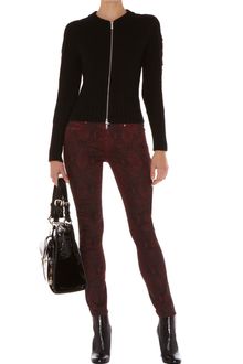 Karen Millen Twisted Cable Knit Cardigan - Lyst