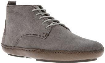Lanvin Suede Ankle Boot - Lyst