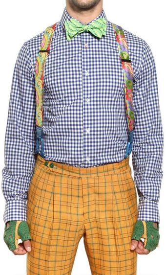 Manuel Vanni Checked Cotton Poplin Shirt - Lyst