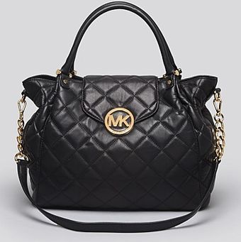Michael Kors Michael Satchel Fulton Quilted - Lyst
