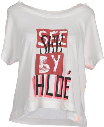 See By Chloé Short Sleeve Tshirt - Lyst