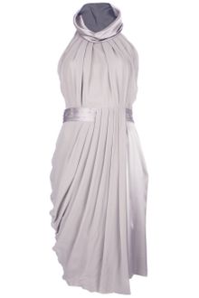 Viktor & Rolf Pleated Asymmetric Dress - Lyst