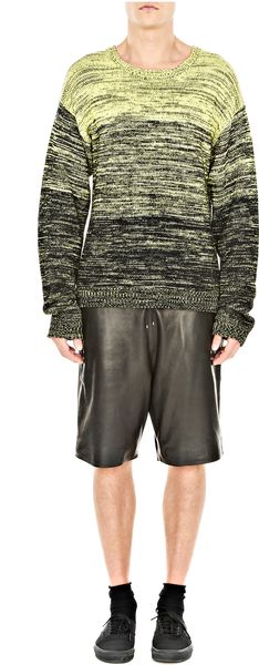 Alexander Wang Gradiating Marled Chunky Pullover - Lyst