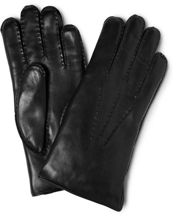 Dents Pembroke Rabbitlined Leather Gloves - Lyst