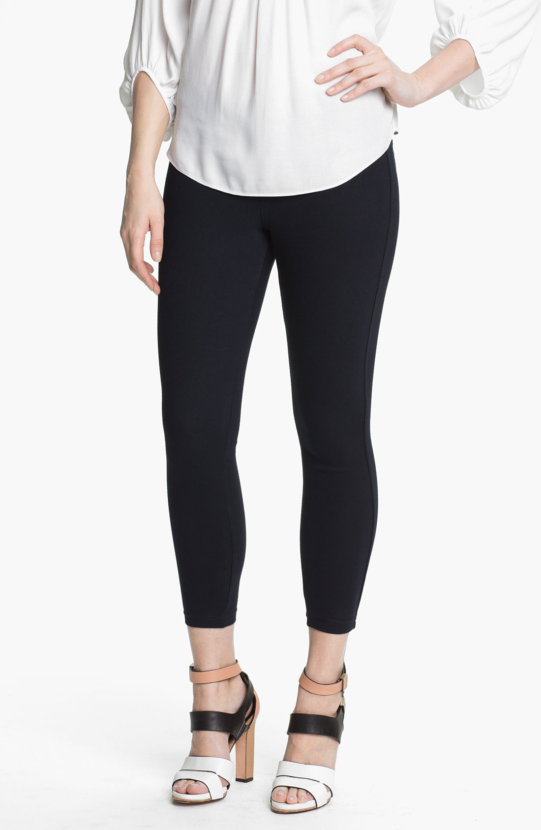 Hue Twill Skimmer Leggings in Black (navy) Lyst