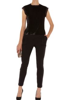 Karen Millen Glossy Tailored Trouser - Lyst