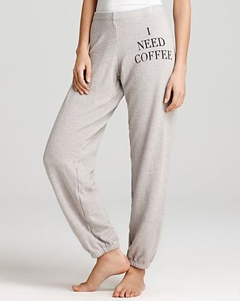 Wildfox Sweatpants I Need Coffee - Lyst