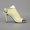 Balenciaga Balenciaga Waqg0 Paille Blanc Leather in Yellow - Lyst