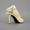 Balenciaga Balenciaga Waqg0 Paille Blanc Leather in Yellow - Lyst