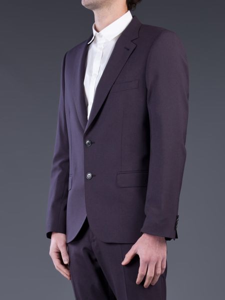Paul Smith Wool Suit in Purple for Men (eggplant) | Lyst