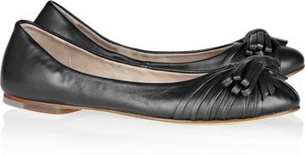 Bloch Bowembellished Leather Ballet Flats - Lyst