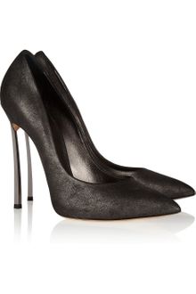 Casadei Metalheel Brushedleather Pumps - Lyst