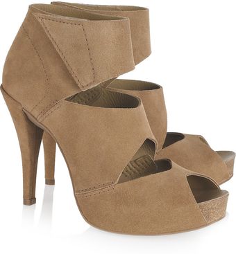 Pedro Garcia Suede Platform Sandals - Lyst