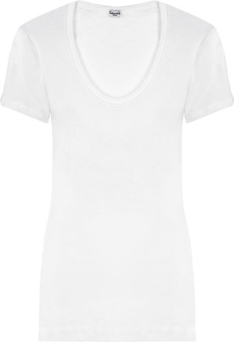 Splendid Cotton and Modal Blend T-Shirt - Lyst