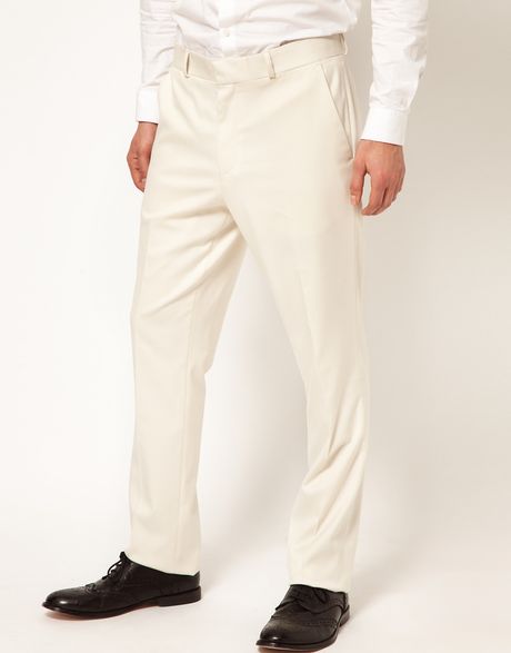 slim fit tuxedo trousers with satin stripe
