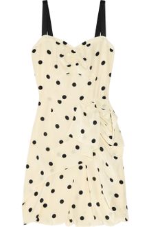 Marc By Marc Jacobs Hot Dot Ruffled Silk Dress - Lyst