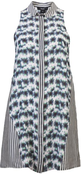 Suno Seamed Button Down Dress - Lyst
