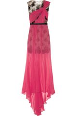 Jason Wu Embellished Lace and Silkchiffon Gown