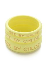 See By Chloé Logo Bangle Set
