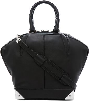 Alexander Wang Small Emilie Satchel with Bike Handle in Black - Lyst
