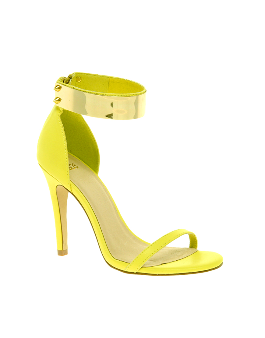 asos-chartreuse-asos-hong-kong-heeled-sandals-with-metal-trim-product ...